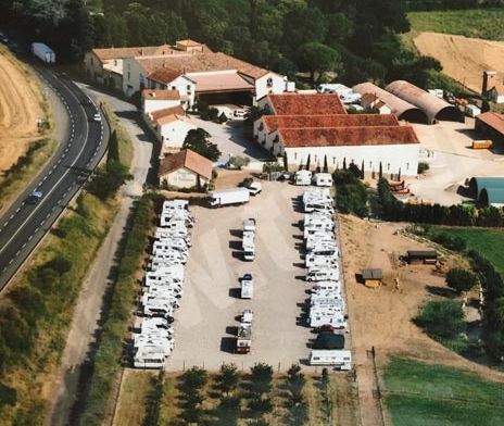 Vue aérienne du domaine de la Pasquière